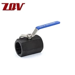 1 PIECE HEXAGON SS BALL VALVE 2000PSI