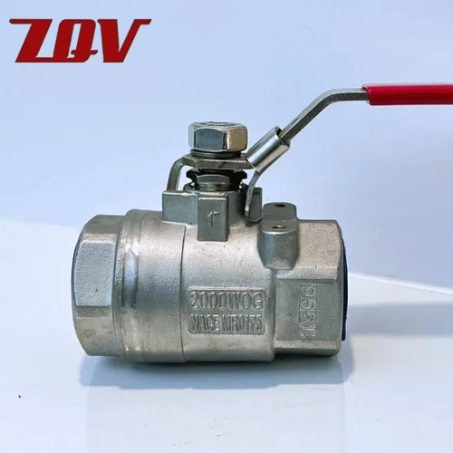 2PC Threaded Stainless Steel Ball Valve 1000 WOG