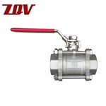 3 Piece Stainless Steel Ball Valve 1000 PSI