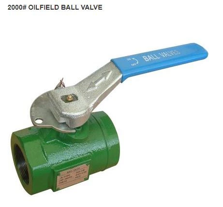 Threaded Ductile Iron Oilfield Floating Ball Vave