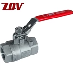 2 piece Threaded Ball valve 3600 PSI Class1500