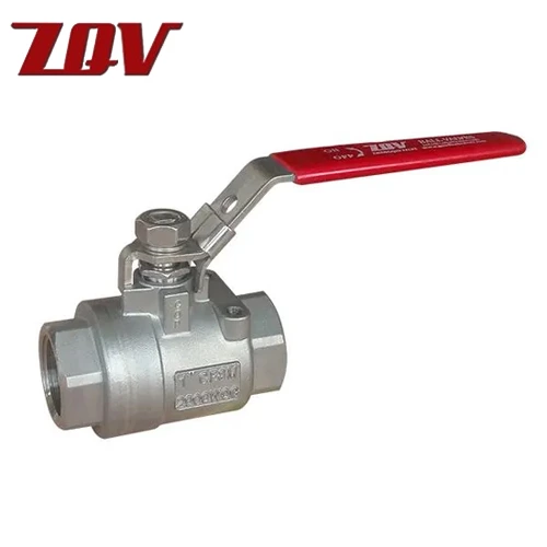 2PC 3000PSI Stainless Steel Screwed Ball Valve