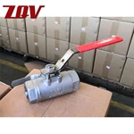 2PC Investment Casting Threaded Ball Valve 3000 PSI