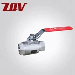 3PC Stainless Steel Threaded Ball Valves 3000 PSI