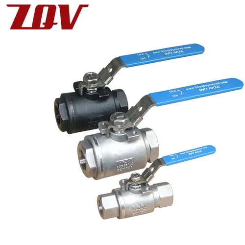 3PC Stainless Steel Threaded Ball Valves 3000 PSI