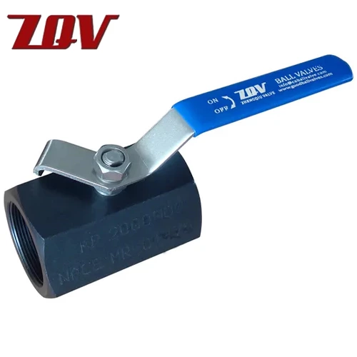 Hex Bar Stock Standard Port Threaded Ball Valve