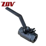 3-PIECE FORGED STEEL THREDED HIGH PRESSURE BALL VALVES